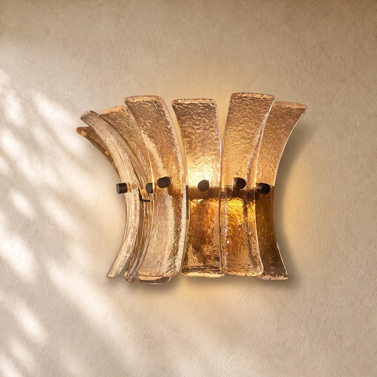 Romanion Glass Sconce 13”