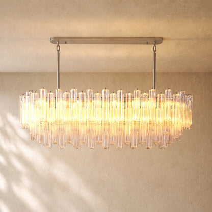 Tronchy Glass Linear Chandelier