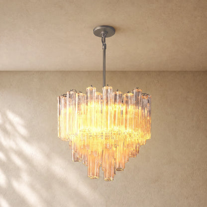 Tronchy Glass Round Chandelier