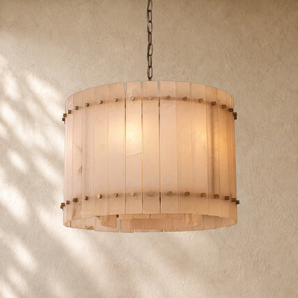 San Marcon Alabaster Round Chandelier