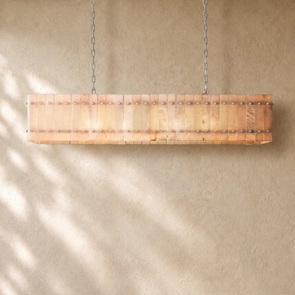 San Marcon Alabaster Linear Chandelier