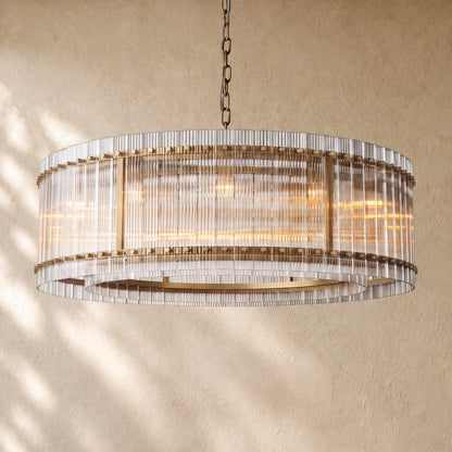 San Marcon Glass Round Chandelier