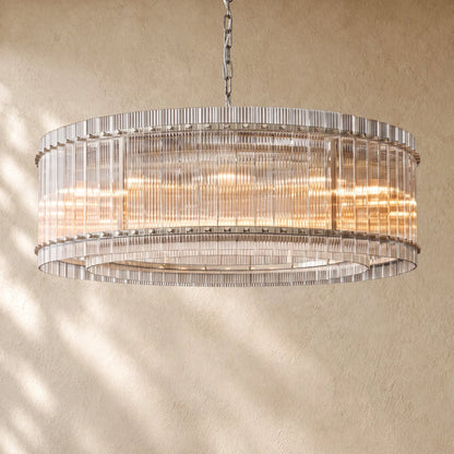 San Marcon Glass Round Chandelier