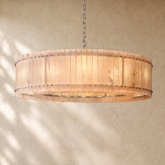 San Marcon Alabaster Round Chandelier