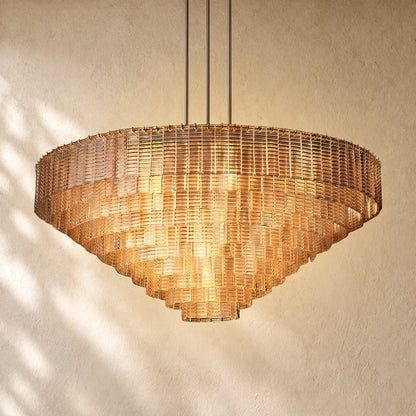 Sirena Glass Round Chandelier