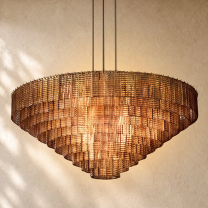 Sirena Glass Round Chandelier