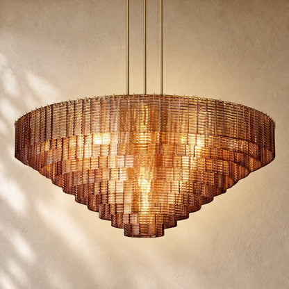 Sirena Glass Round Chandelier