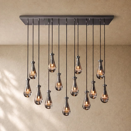 Raining Lighting Rectangular Chandelier