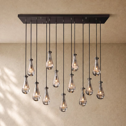Raining Lighting Rectangular Chandelier