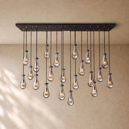 Raining Lighting Rectangular Chandelier