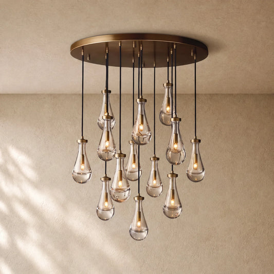 Raining Lighting Round Chandelier