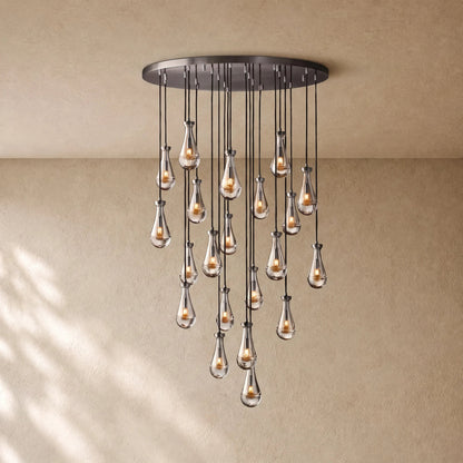 Raining Lighting Round Chandelier