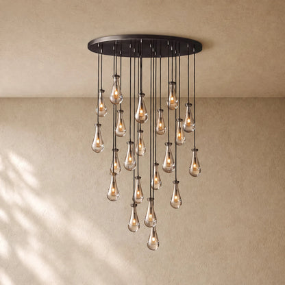 Raining Lighting Round Chandelier
