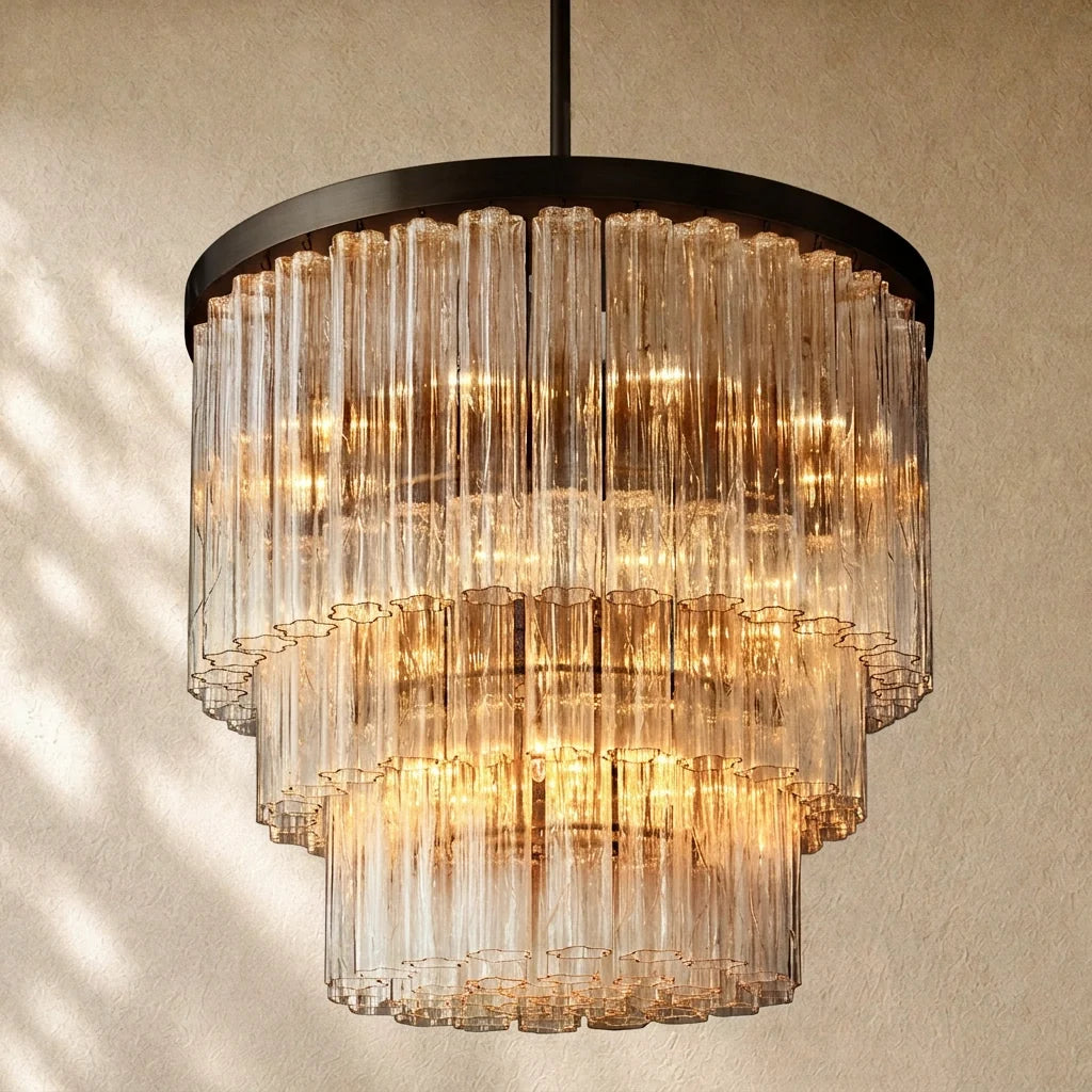 Ciello Three-Tier Round Chandelier