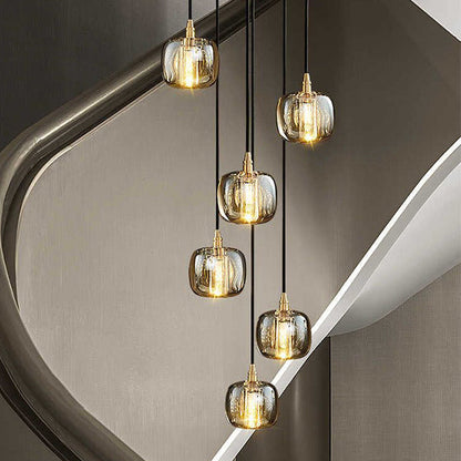 Morylighting Grand Cascade Glass Orb Chandelier - grand American foyer with two-story ceiling